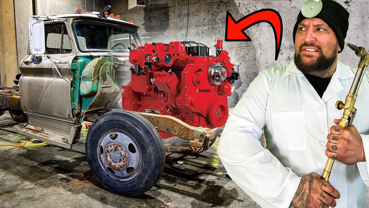 60 YEAR OLD C60 SWAPPED TO CUMMINS CHASSIS