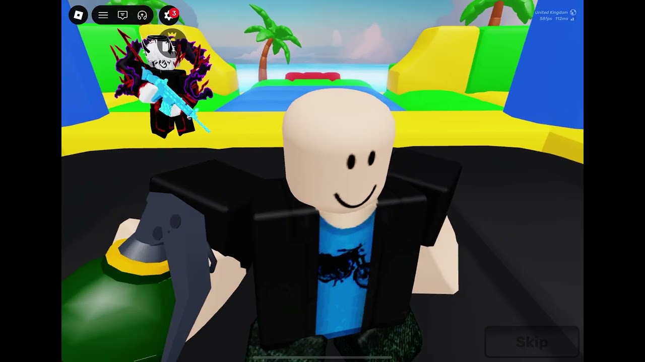 Me playing rivals on Roblox