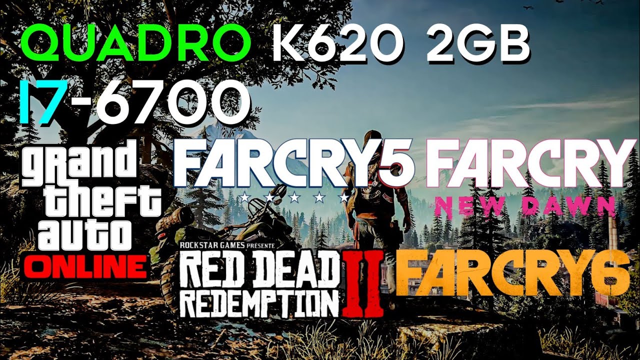 Quadro K620 2GB | i7-6700 | 16Gb Ram in 2023 | 6 Games Tested!