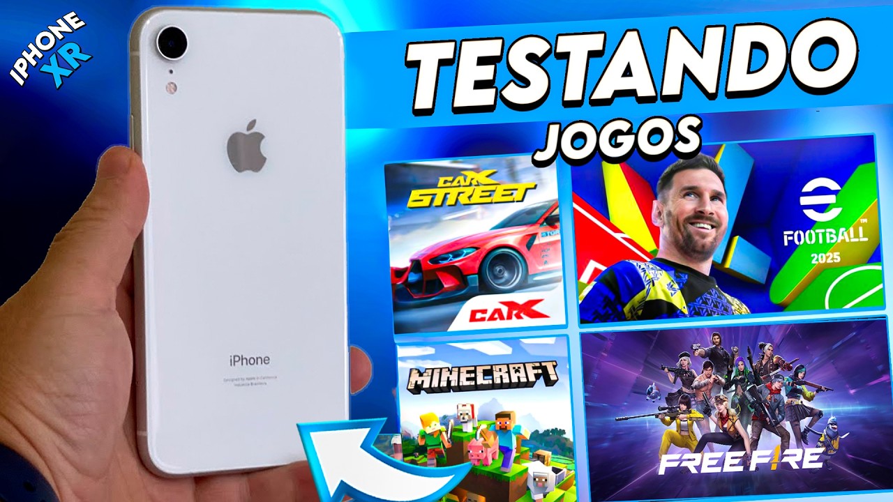 IPHONE XR - TESTE em JOGOS - VALE APENA em 2026 ?