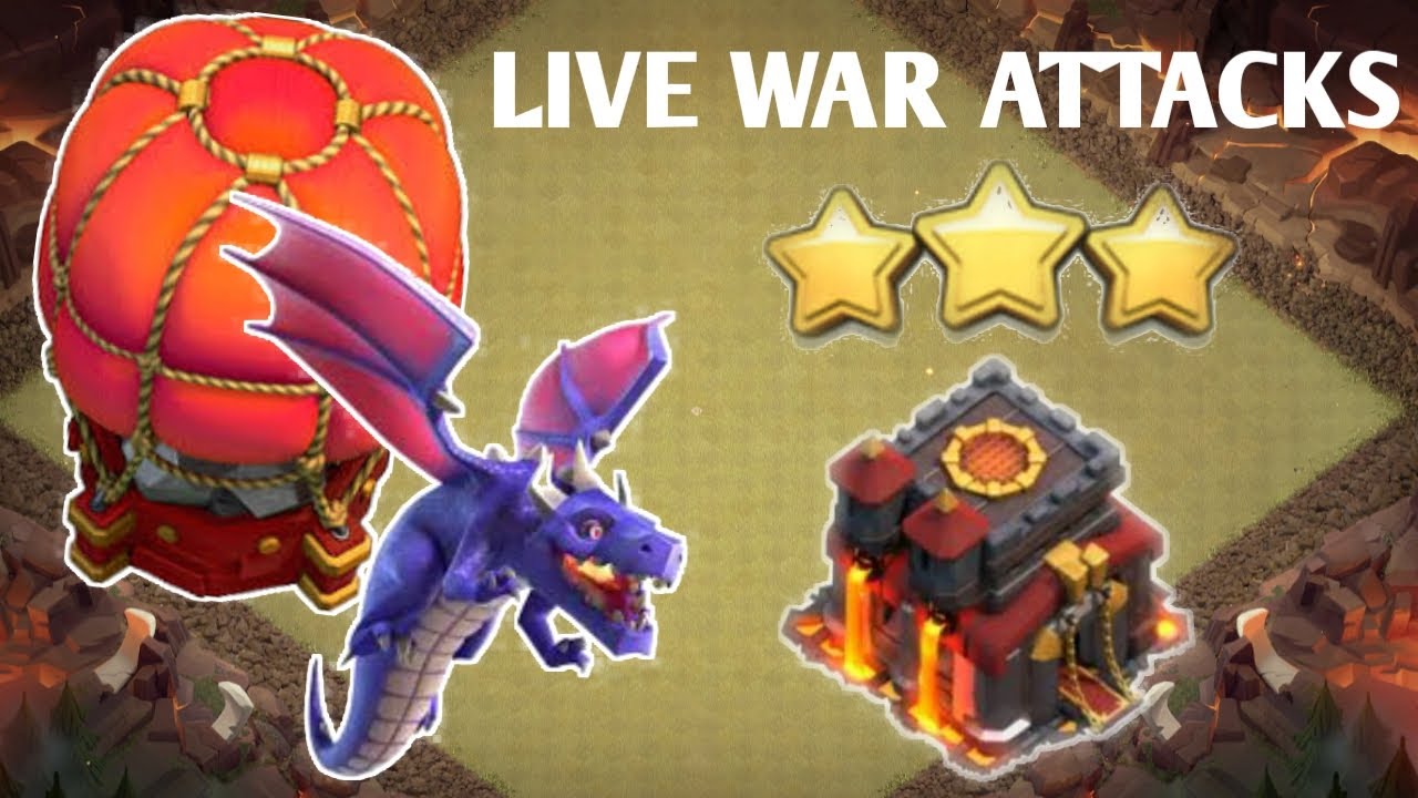 TH10 LIVE WAR ATTACKS || CLASH OF CLANS || ABILITY 2.0