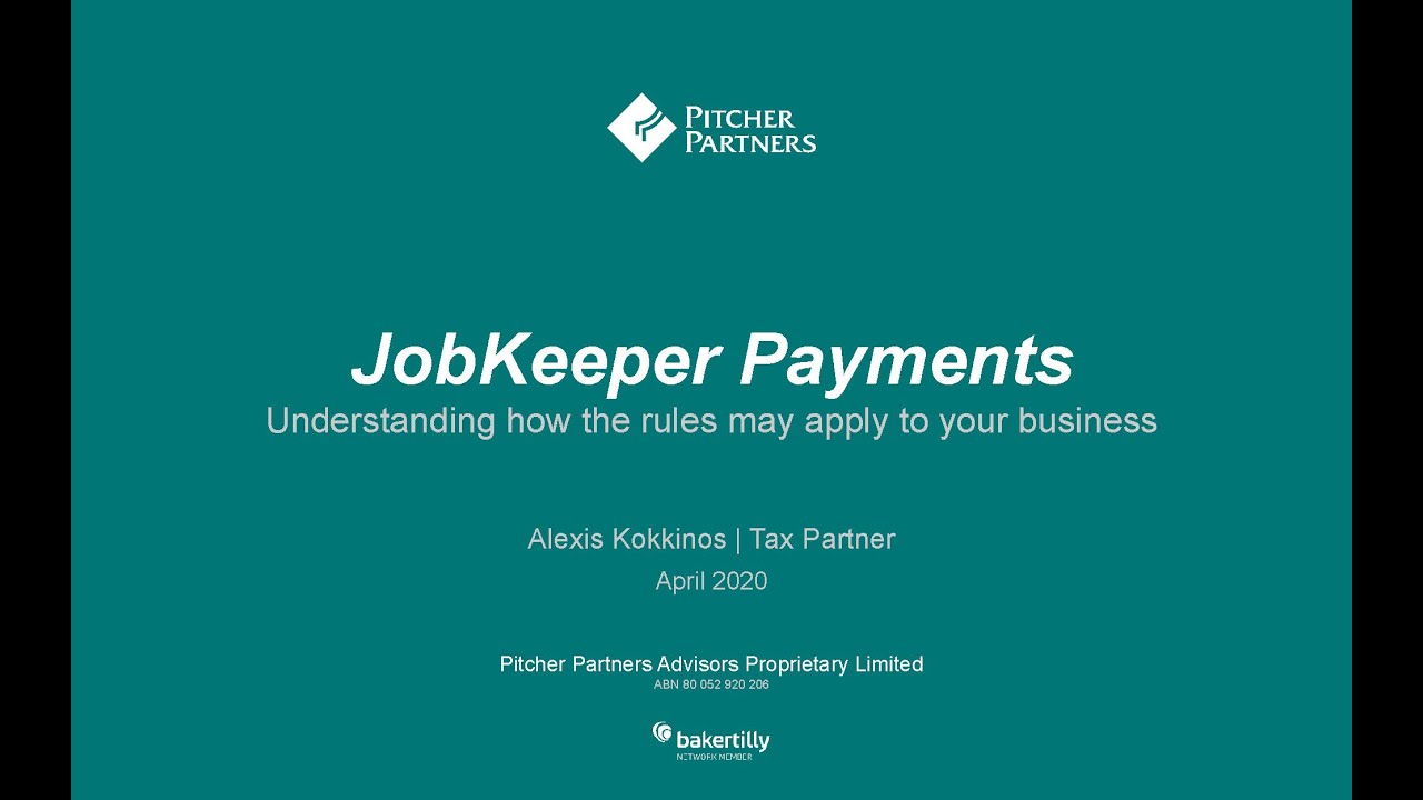 Understanding the JobKeeper payment program