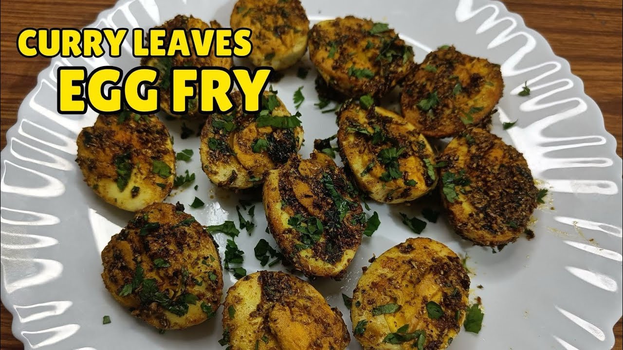 Curry Leaves Egg Fry | Quick & Flavorful Egg Recipe | Easy Side Dish