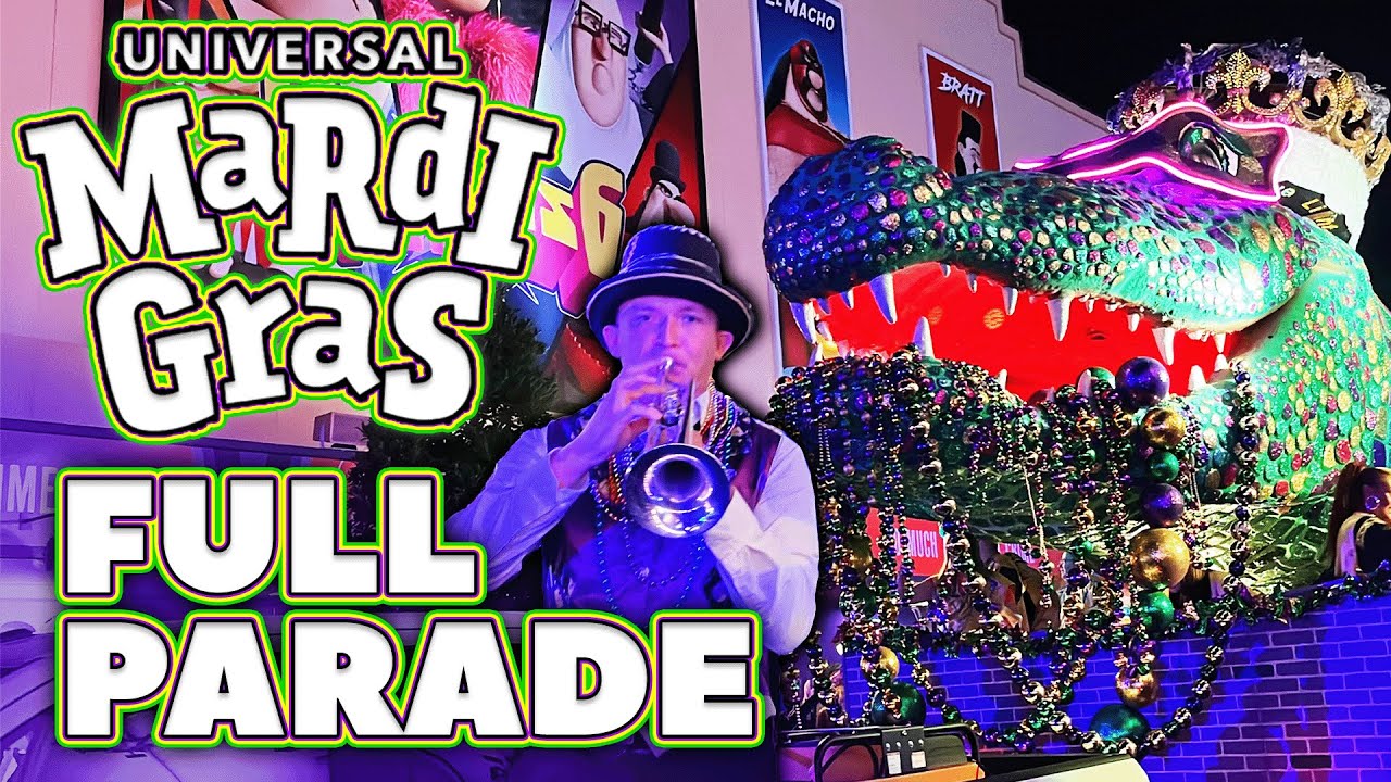 Universal Studios Mardi Gras Parade 2025 - 1st Performance
