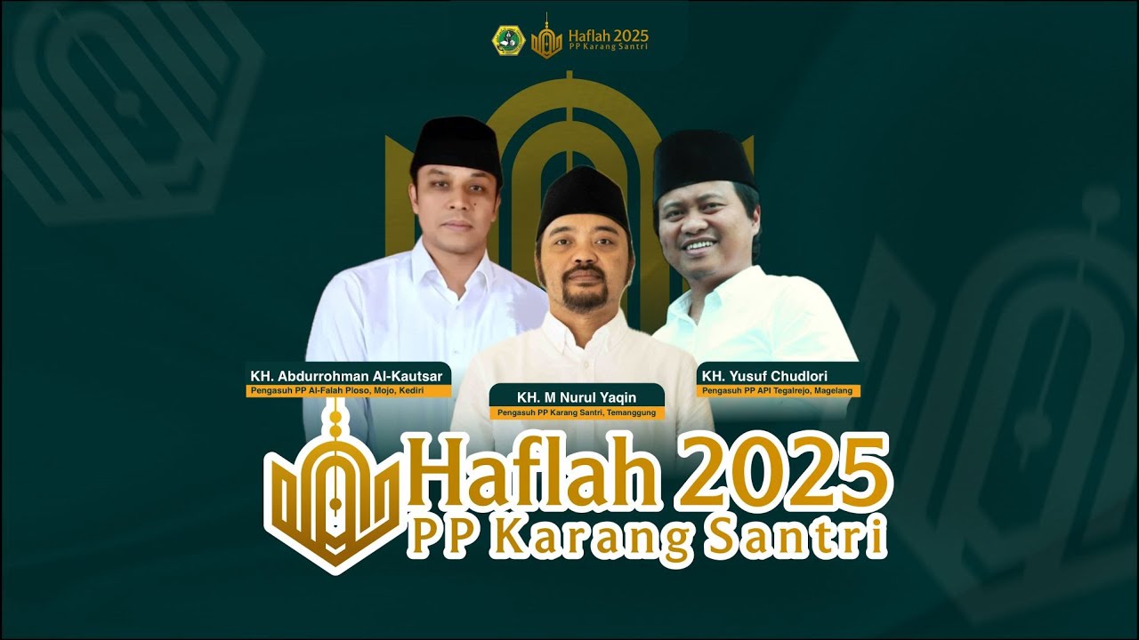LIVE MUHAFADZOH - HAFLAH 2025 PP KARANG SANTRI TEMANGGUNG - 1 JULI 2025