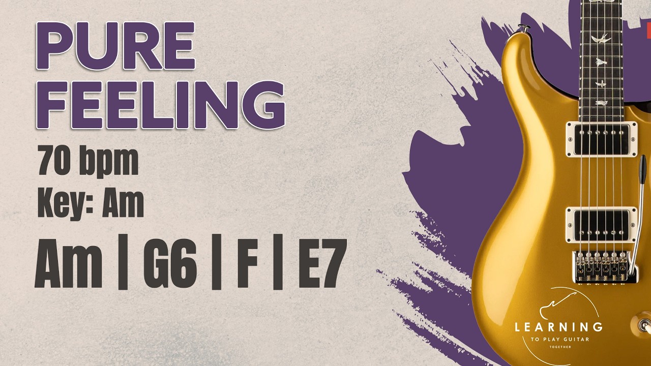 Sad Minor Blues Backing Track in A Minor (Am) | 70 BPM Emotional Jam