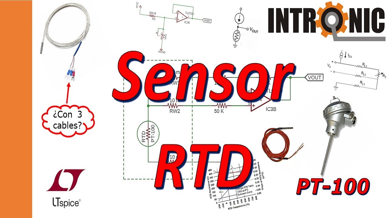 Sensor de temperatura: RTD PT-100, desarrollo, simulación y acondicionamiento de señal