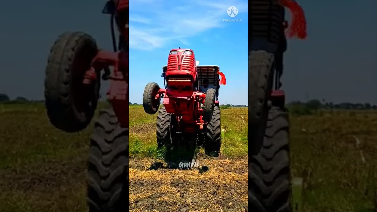 Tractor wheeling video