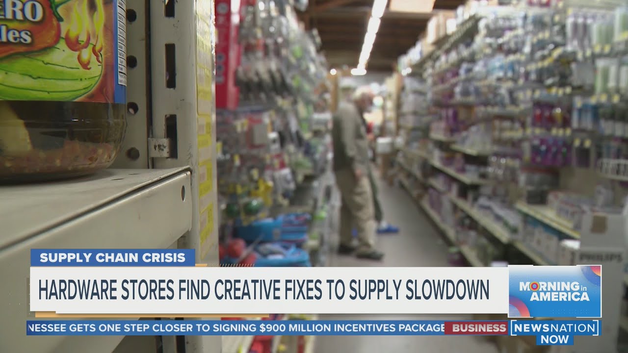 Hardware stores find creative fixes to supply chain issues | Morning in America