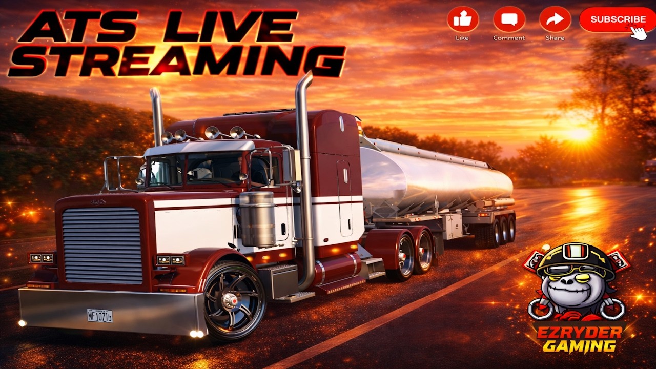 Live Trucking Across America in ATS Triple Screen POV