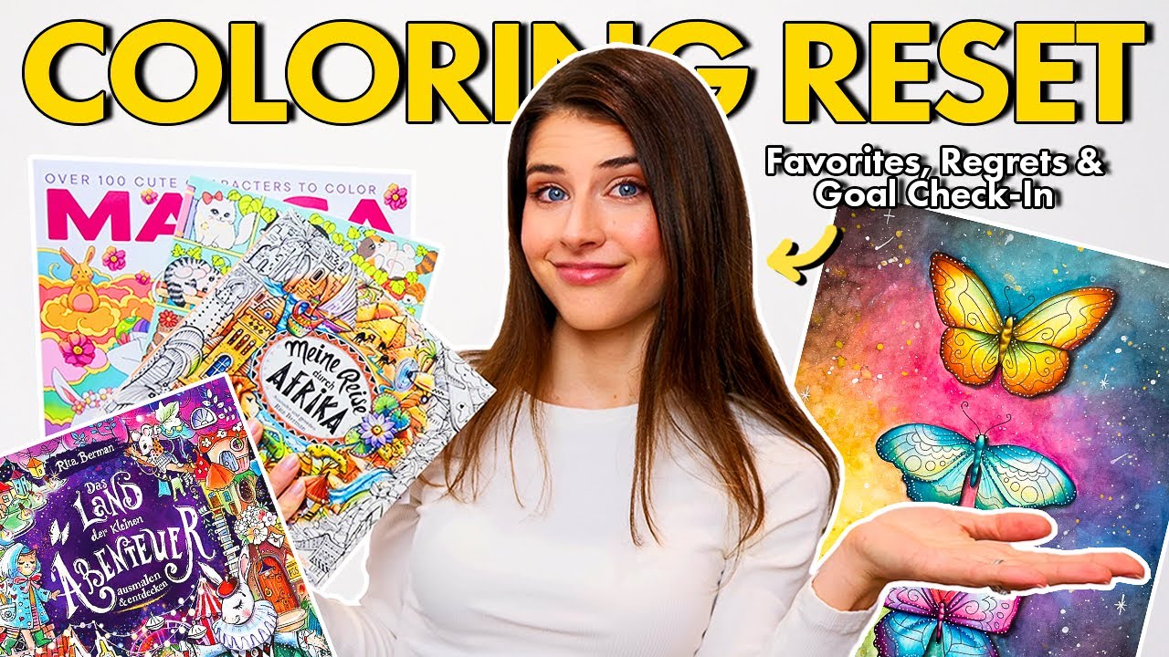 MID-YEAR COLORING RESET ✨ Favorite Completed Pages, Coloring Regrets & 2025 Goal Progress