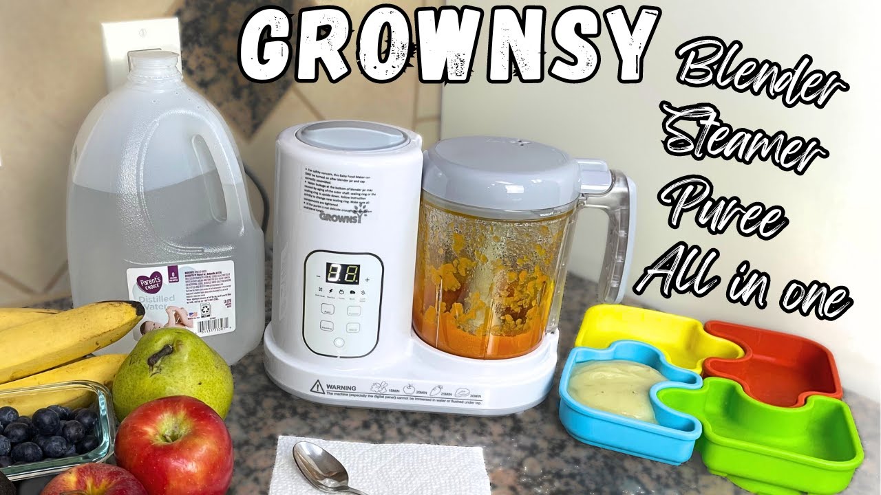 Распаковка и простая настройка кухонного комбайна Grownsy All in One