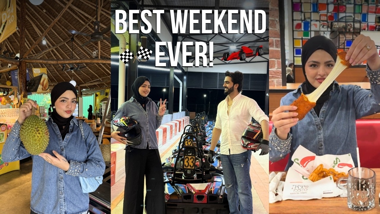 A fun day out in Kuala Lumpur 🤍 karting, food & more