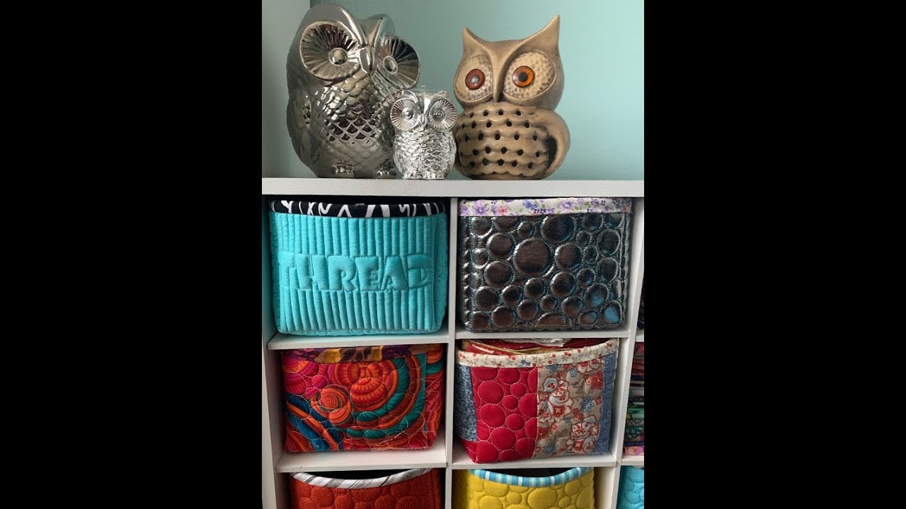 Organize Your Craft Room with Sewing Studio Bins exclusively from Quiltable