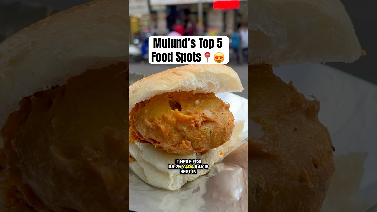 Top 5 Food Spots to try in Mulund📍#mumbaistreetfood #shorts #mumbai