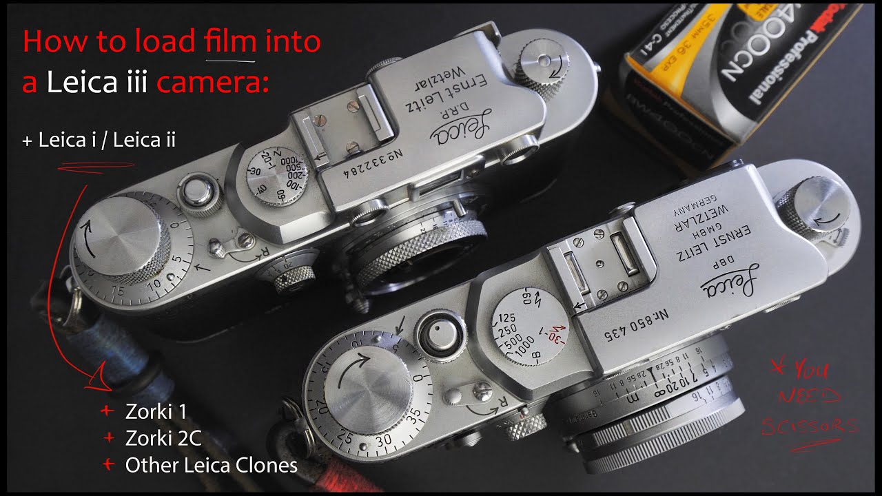 🔴 КАК: Зарядить пленку в камеру Leica iii (зарядка пленки Leica i/ ii/ iii)