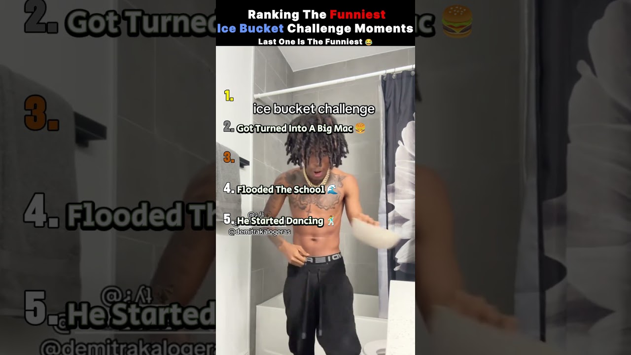 Ranking The Funniest Ice Bucket Challenge Moments 🧊