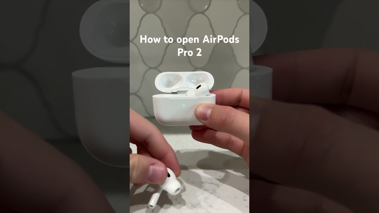 How to open AirPods Pro 2nd Generation.