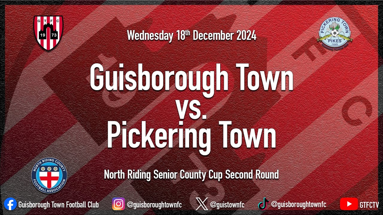 18/12/2024 - Guisborough Town 3-1 Pickering Town