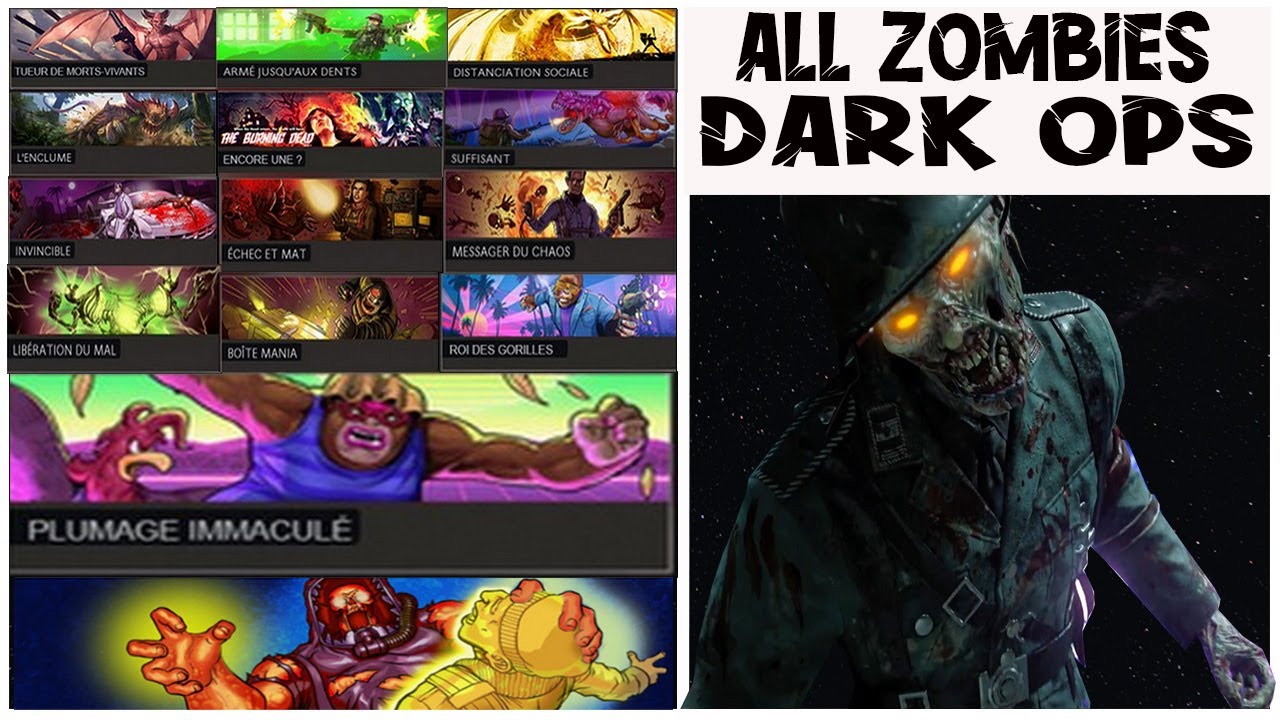 COLD WAR : COMMENT OBTENIR TOUT LES DARK OPS DU MODE ZOMBIE