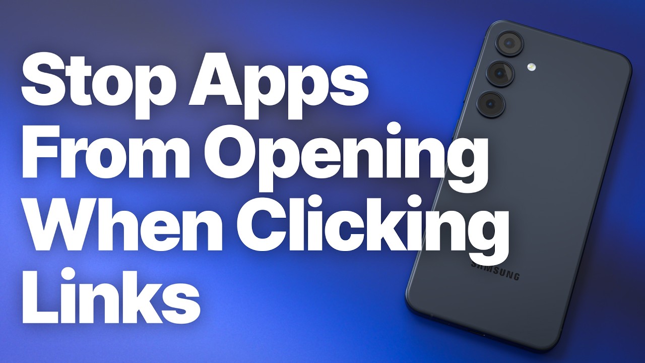 Android: How to Stop Apps from Automatically Opening Links