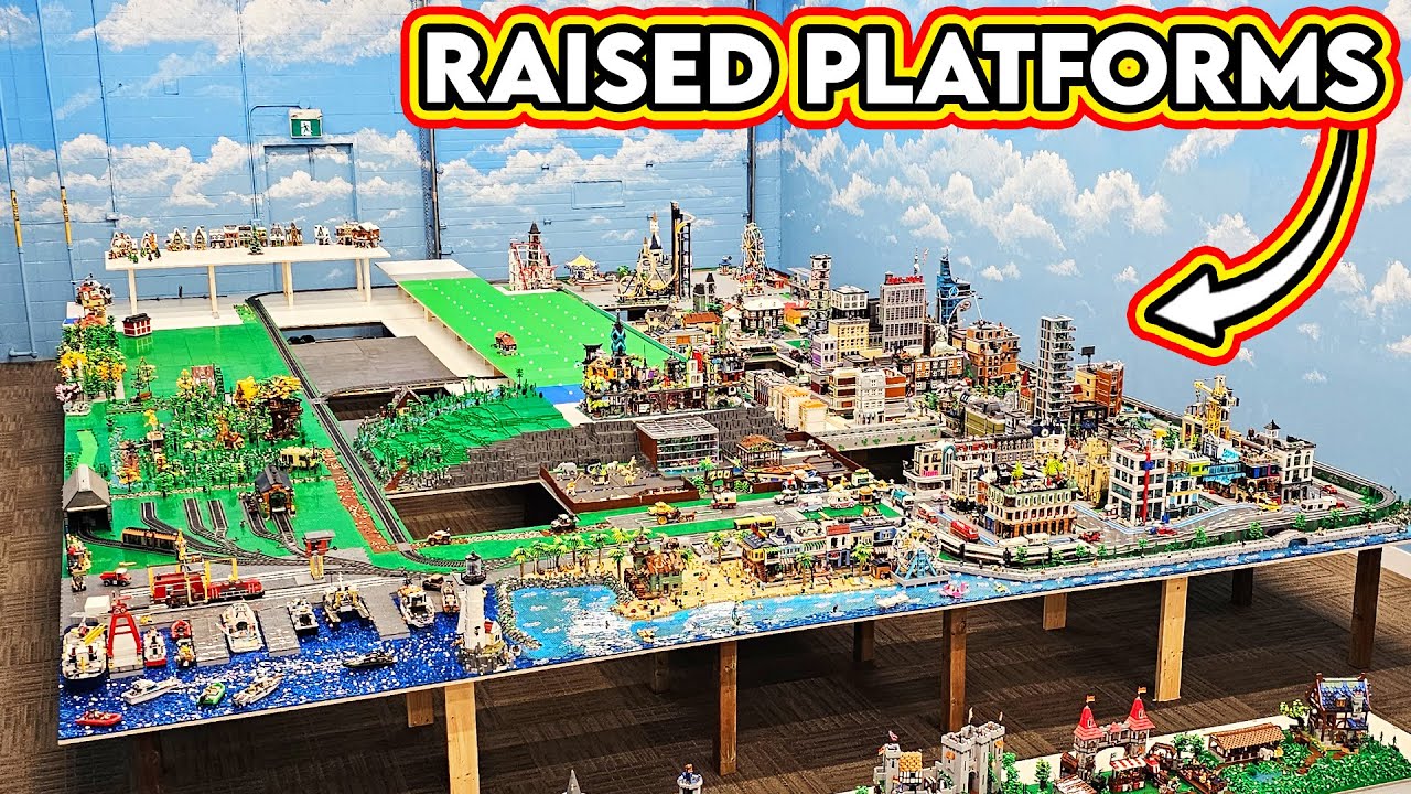 Adding Massive Platforms to my LEGO City!