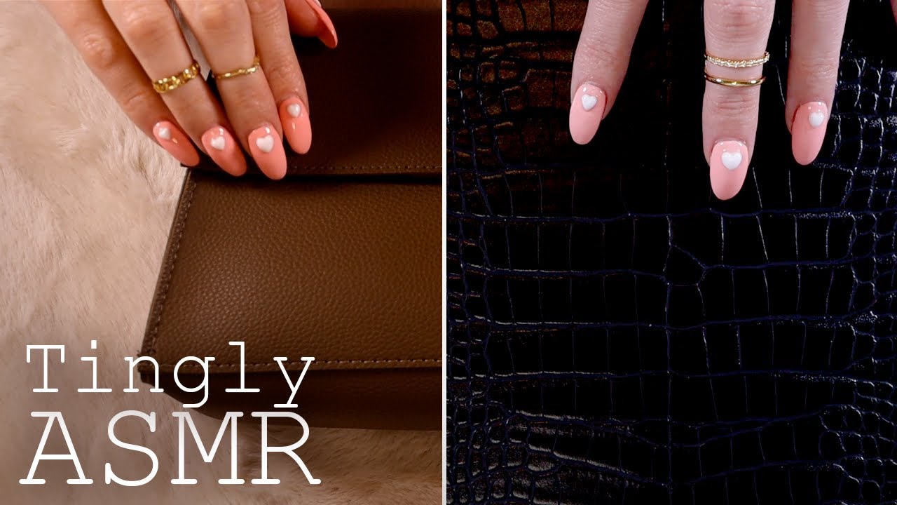 ASMR Textured Bag Scratching Triggers (🎧 soft spoken, )