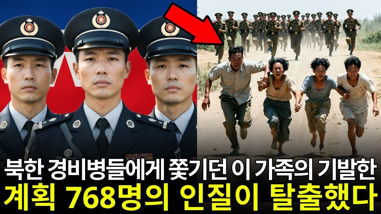 납치된 가족의 기발한 계획… 남한인 768명 탈출, 사상 최대 | 탈북감동사연