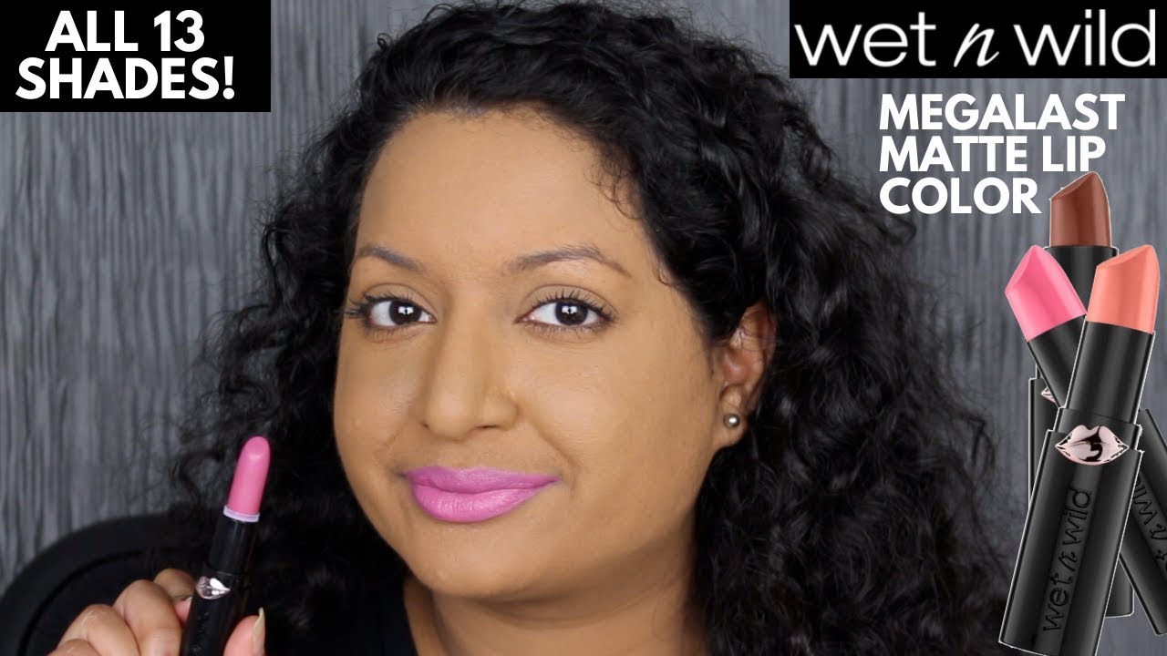 Wet n Wild Megalast Matte Lip Color Review and Swatches
