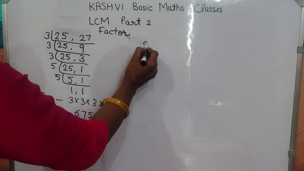 LCM (factor) part 2 #basicmaths #viral #video