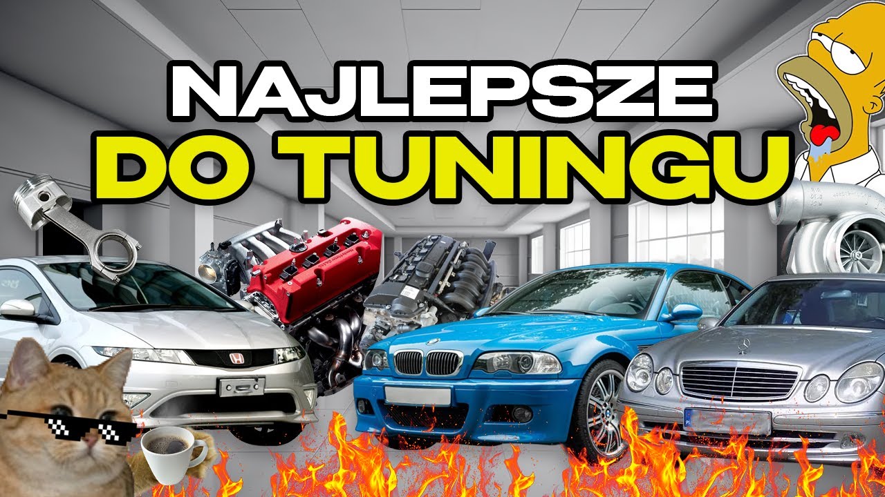 5 NAJLEPSZYCH SILNIKÓW DO TUNINGU - 600KM BEZ ZAKUCIA?!🔥💥