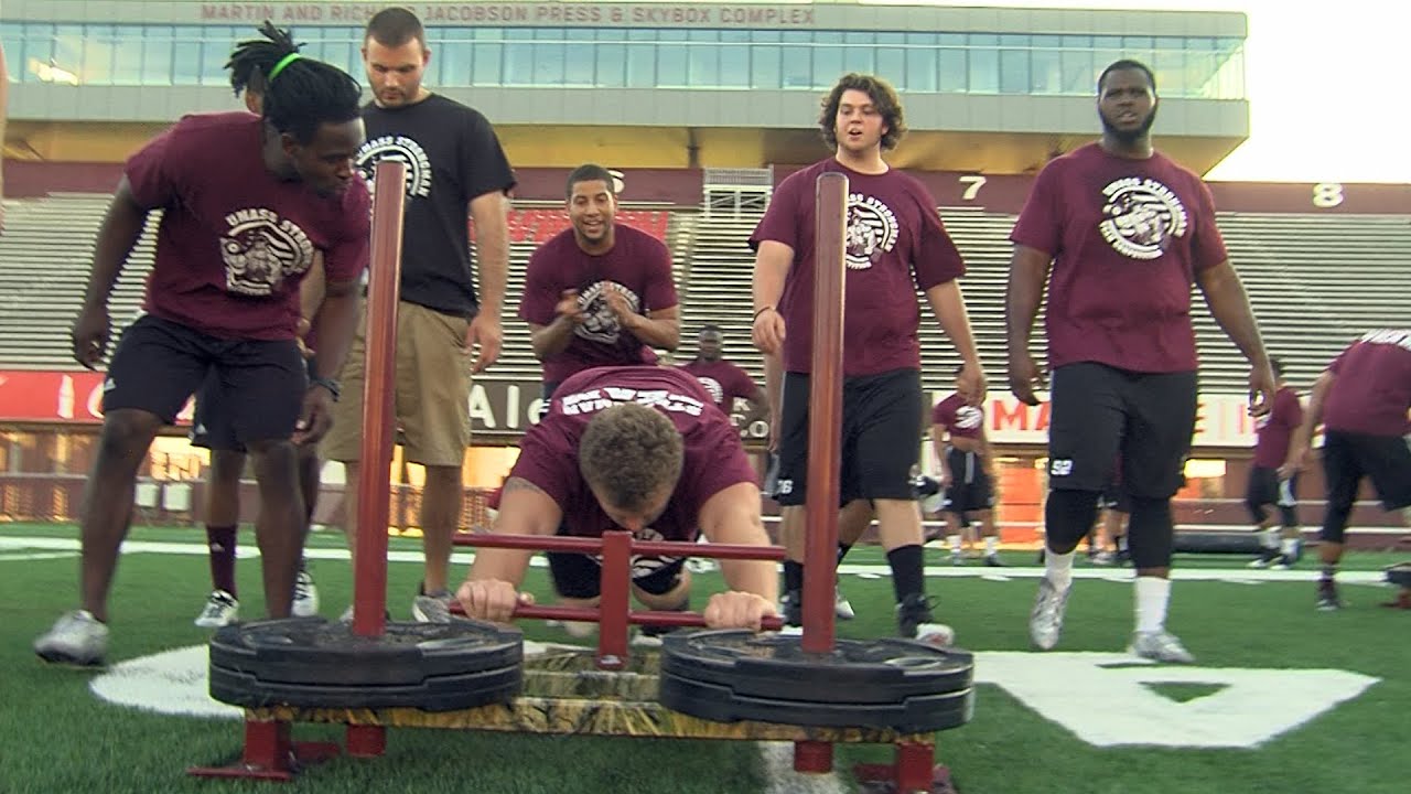 UMass Football 2015 Strongman Competition