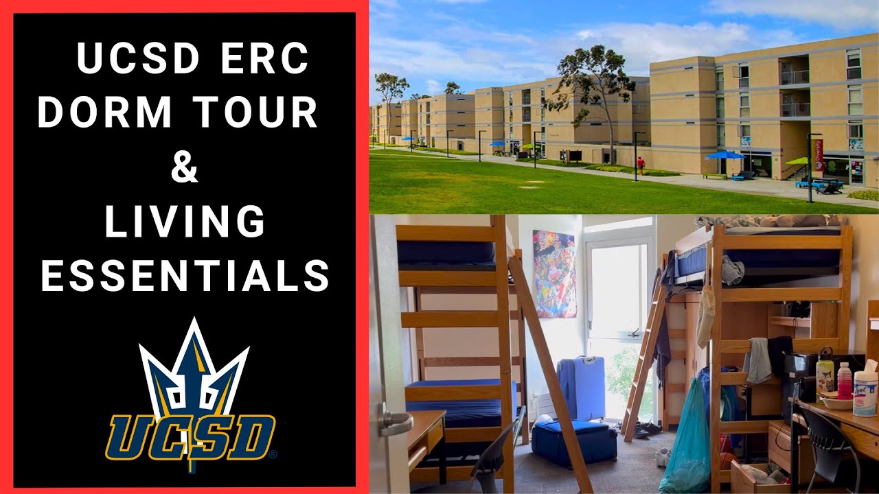 UCSD ERC Dorm Tour & Living Essentials