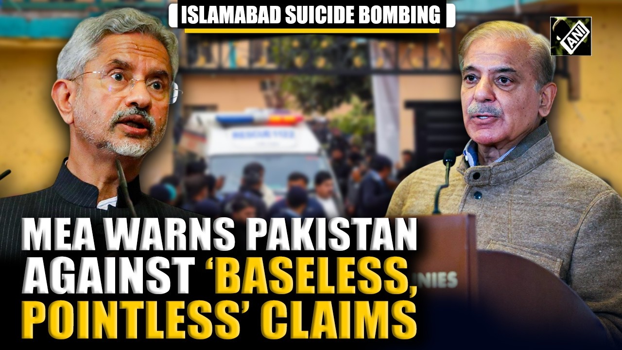 ‘Pakistan blaming others for its home-grown ills’: MEA reacts to Islamabad Suicide bombing