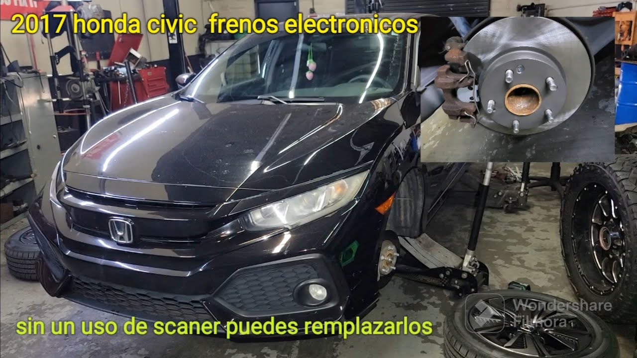 2017 honda civic remplazo de frenos y emergencia electronica