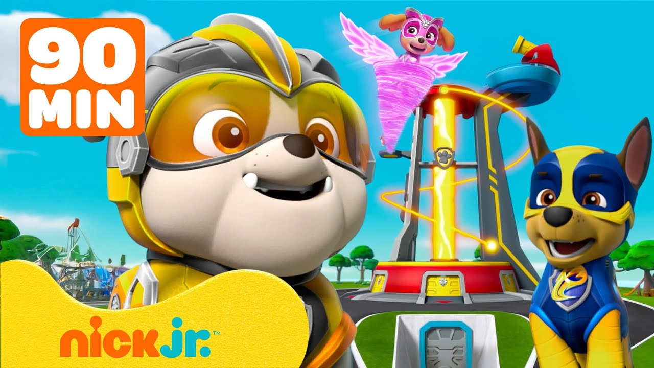 Paw Patrol | I salvataggi di Rubble dalla torre! 🐾 90 minuti | Nick Jr. Italia