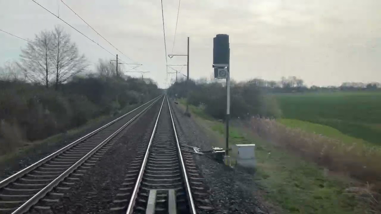 Train cabview line Ex3 Pardubice Hlavni nadrazi - Brno Hlavni nadrazi