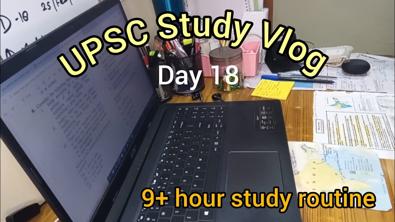 Day 18 l 2:00 AM ⏰ Morning Study Vlog 📚 l UPSC Aspirant 🔥 l Aspirant life 🎉#upsc #studywithme 