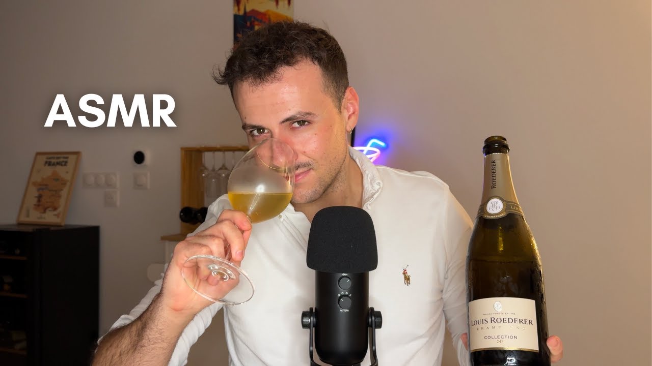 CHAMPAGNE en ASMR ! 🥂 (merci)