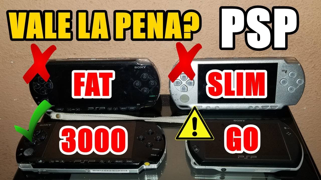 Vale la Pena Comprar una PSP Fat (Slim 3000 Go) en la Actualidad? Cual es la Mejor?
