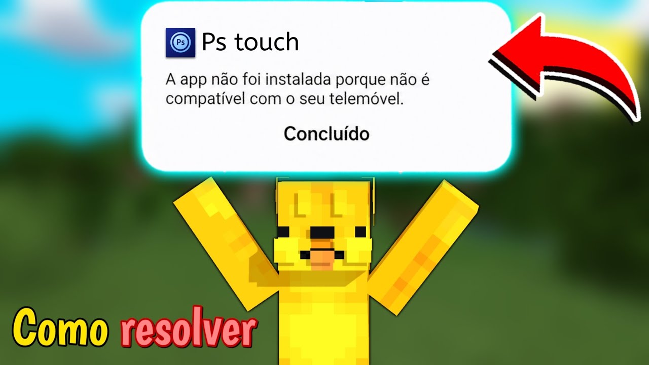 🔥 Como CORRIGIR o erro &ldquo;N&atilde;o compat&iacute;vel&rdquo; no PS Touch 📱
