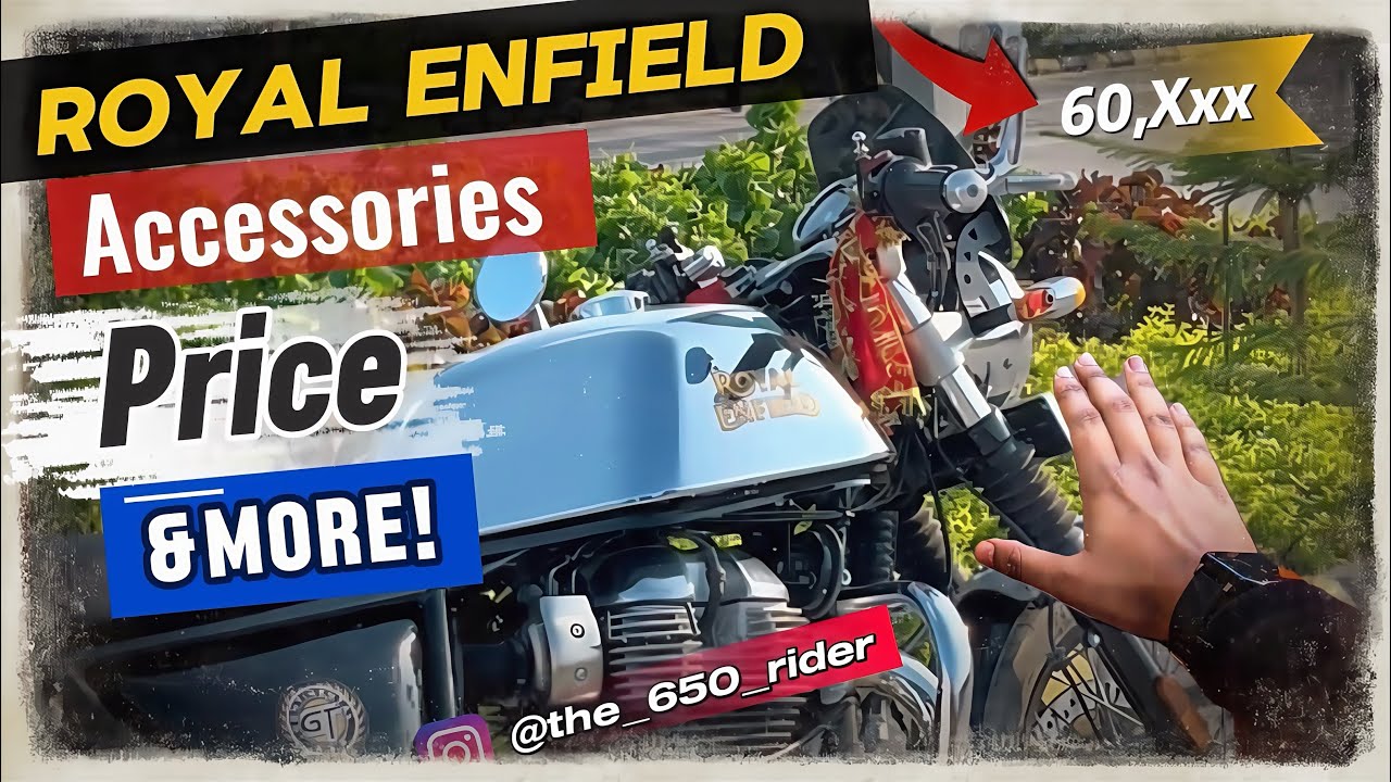 Royal Enfield Continental GT650 Full Accessories👀(In Low Price)🤫❤️