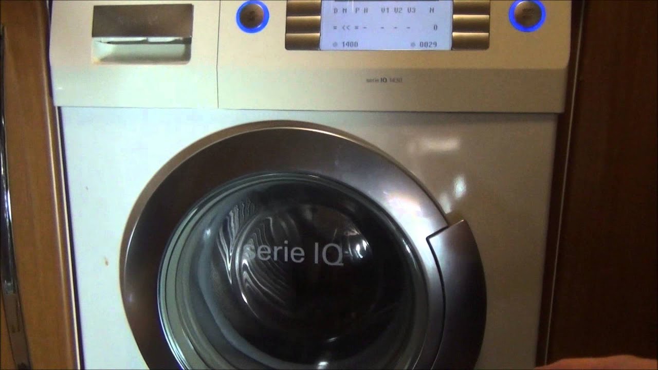 Siemens Serie IQ 1430 Washing Machine : service cycle