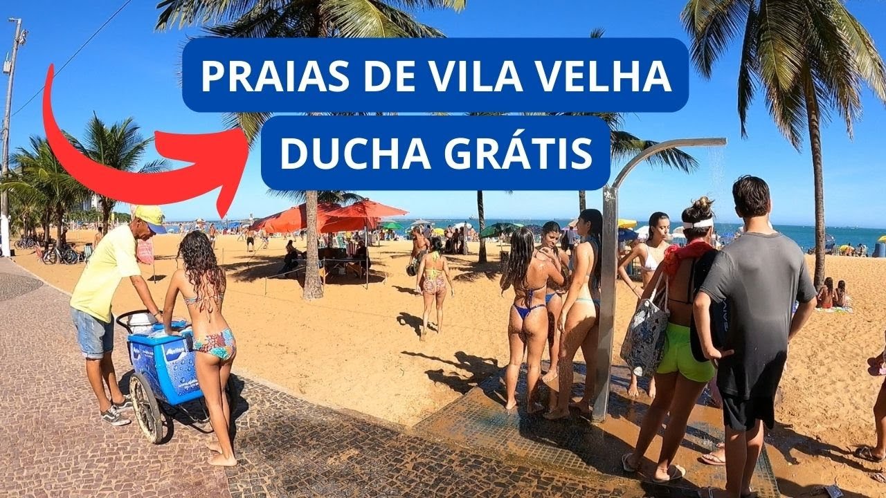 Verão nas Praias de Vila Velha (Ducha e Estacionamento grátis)