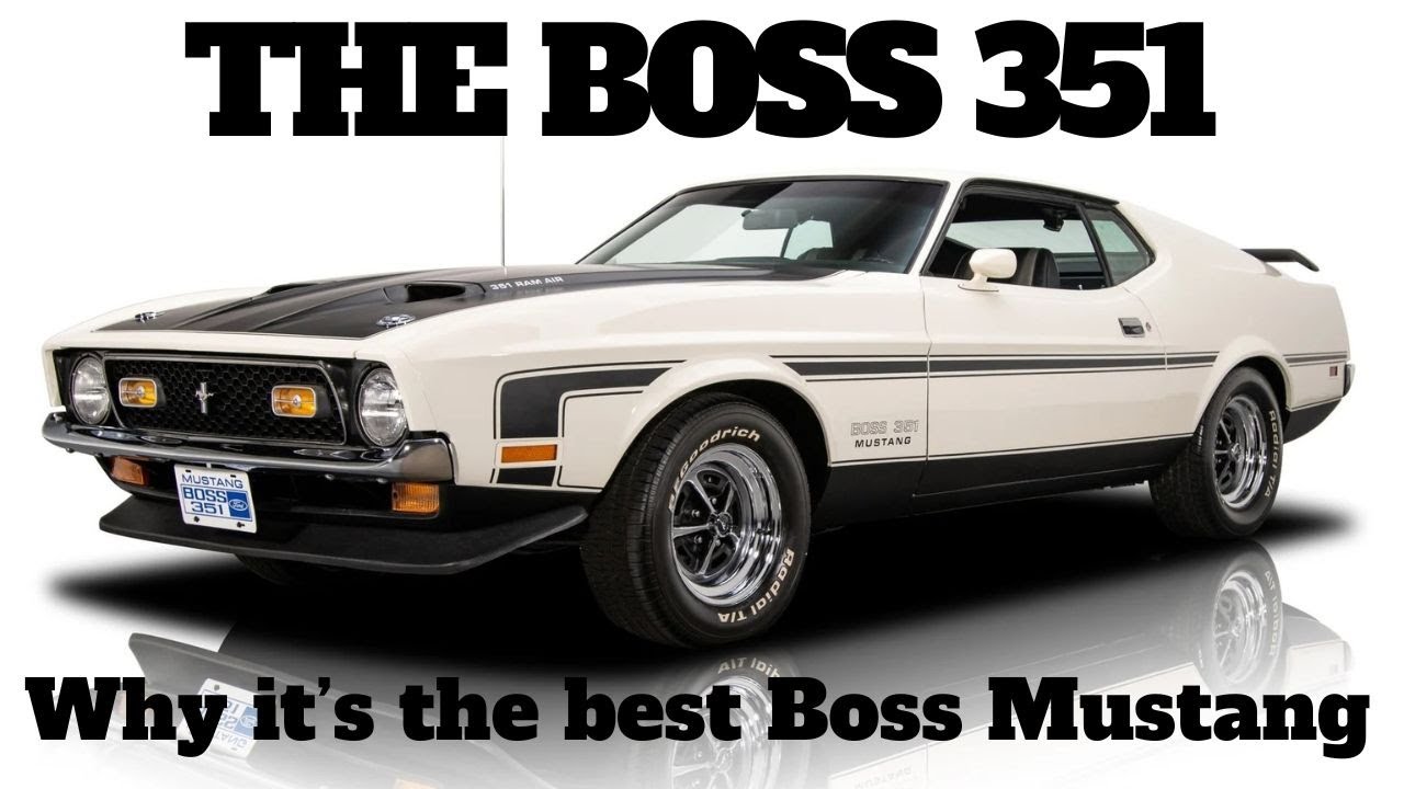 Mustang BOSS 351 1971 года — лучший BOSS первого поколения