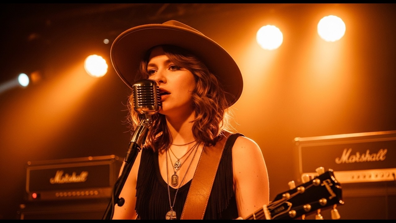Janis Joplin, Led Zeppelin, Amy Winehouse, ZZ Top Blues Rock Power Guitar Riffs & Soulful Lady Vocal