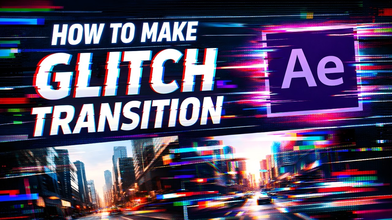 How to Make Glitch Transition in After Effects - NO PLUGINS!
