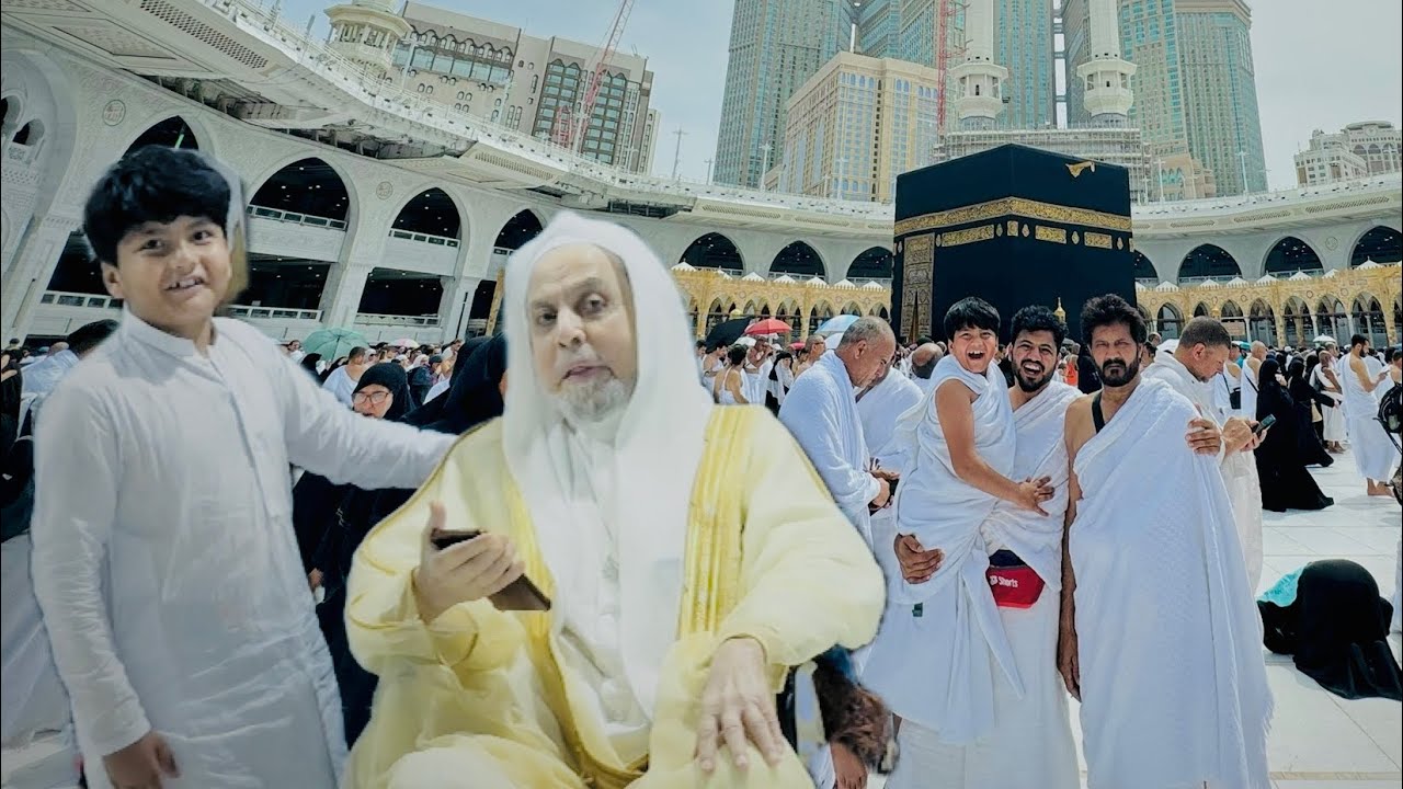 Meet with MUEZZIN-E-KAHNA KABA 🕋 || Papa ko b UMRAH krwa deya ❤️ ||