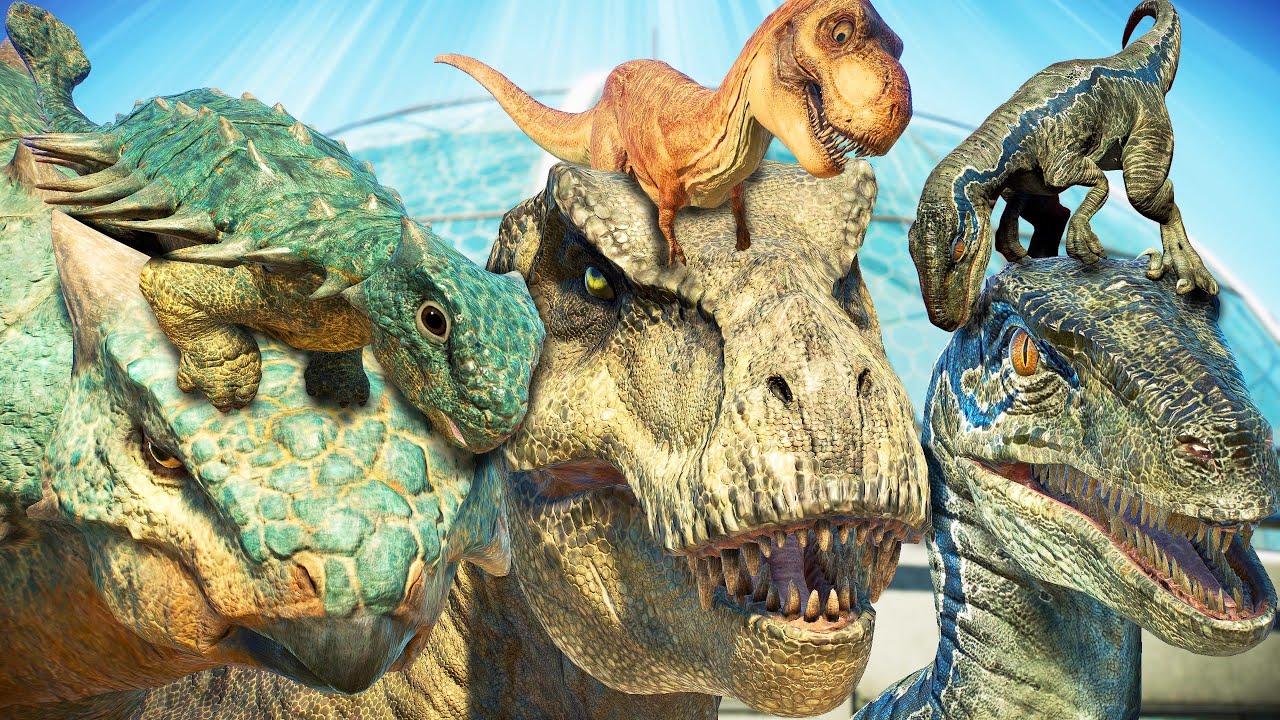ALL NEW BABY DINOSAURS SHOWCASE: Cute Parent Animations & Skins!! - Jurassic World Evolution 2 HD