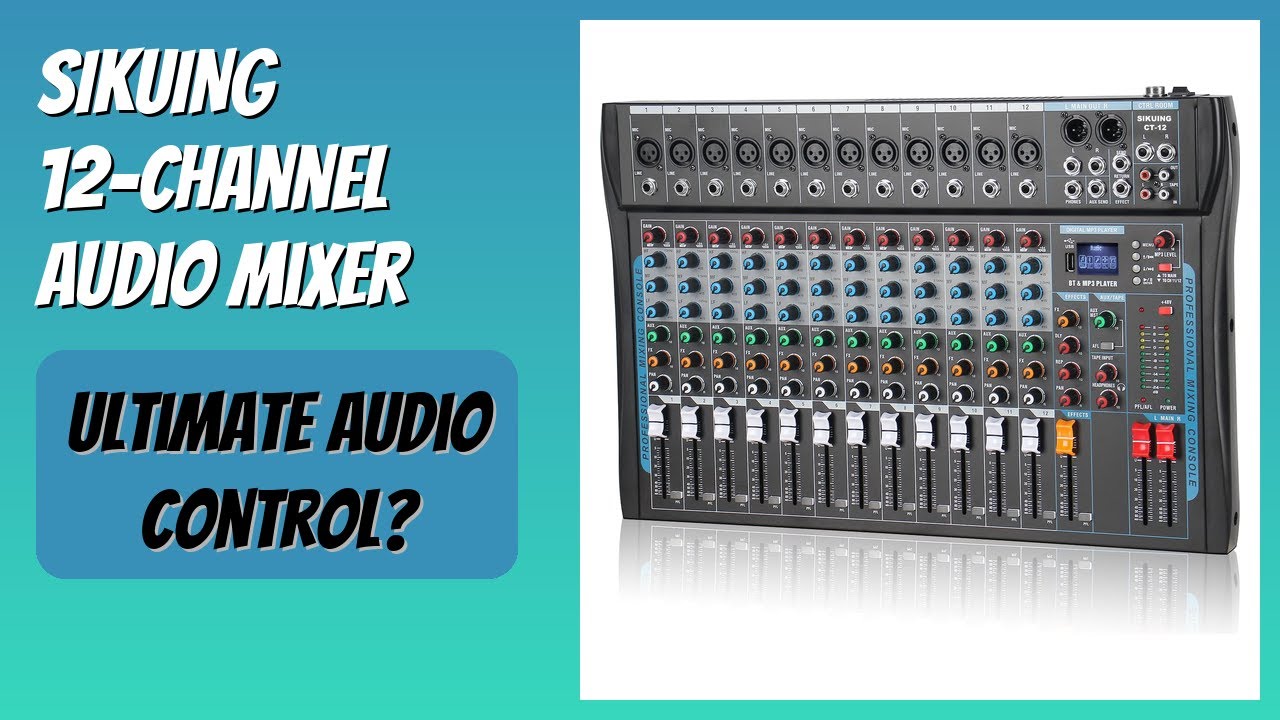 REVIEW (2026): SIKUING 12-Channel Audio Mixer. Features